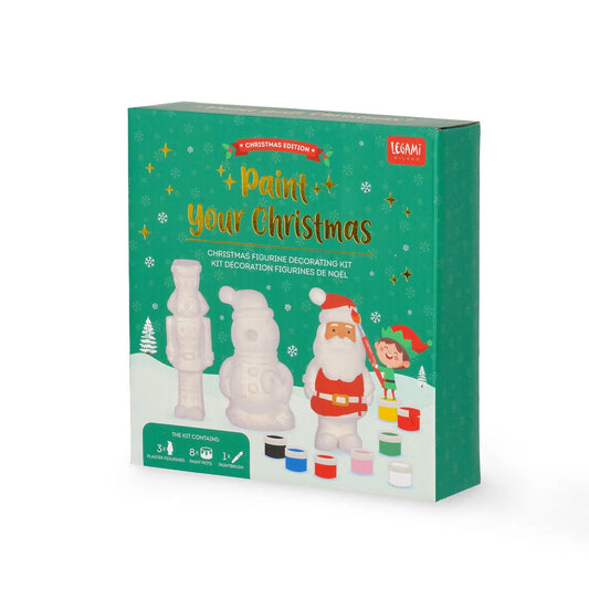 Kit decoração  bonecos de Natal - Pinte seu Natal