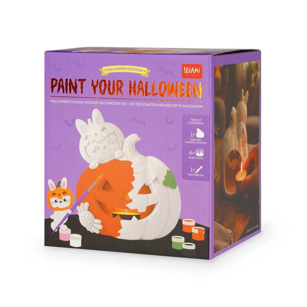 Kit de decoração para velas - Pinte o seu Halloween