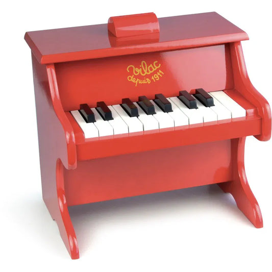 Piano de Madeira Vermelho