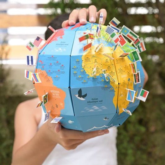 Globo montável Bandeiras - Poppik