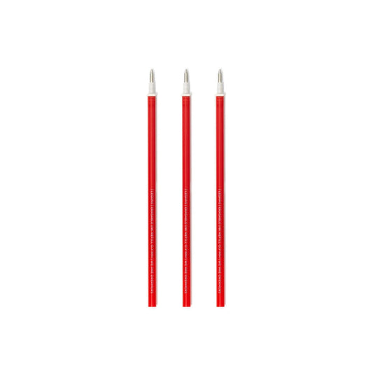 Conjunto de 3 Recargas para Canetas Apagáveis Legami - Tinta Vermelho