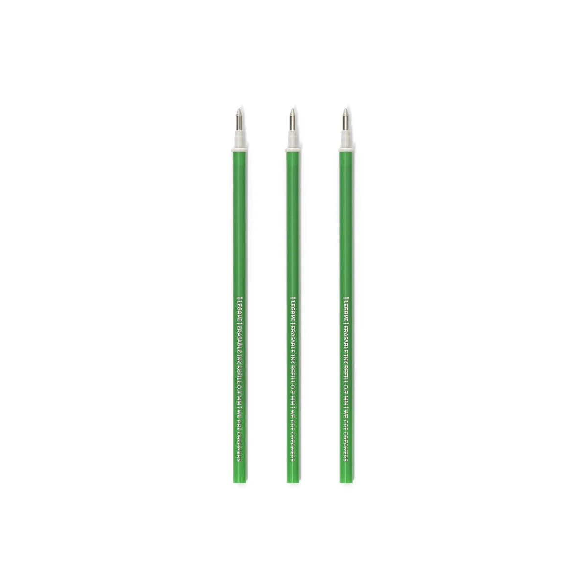 Conjunto de 3 Recargas para Canetas Apagáveis Legami - Tinta Verde