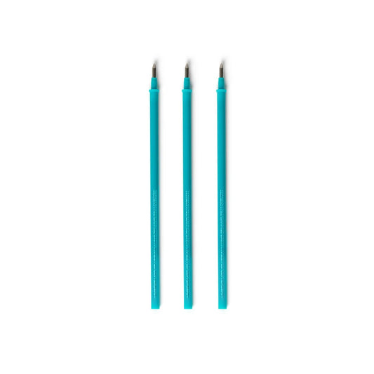 Conjunto de 3 Recargas para Canetas Apagáveis Legami - Tinta Turquesa
