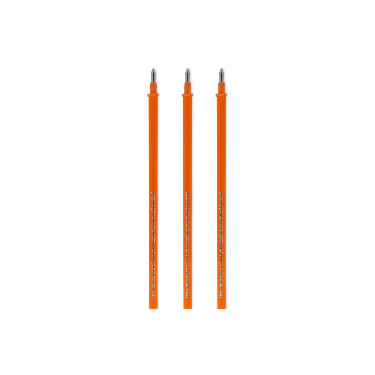 Conjunto de 3 Recargas para Canetas Apagáveis Legami - Tinta Laranja