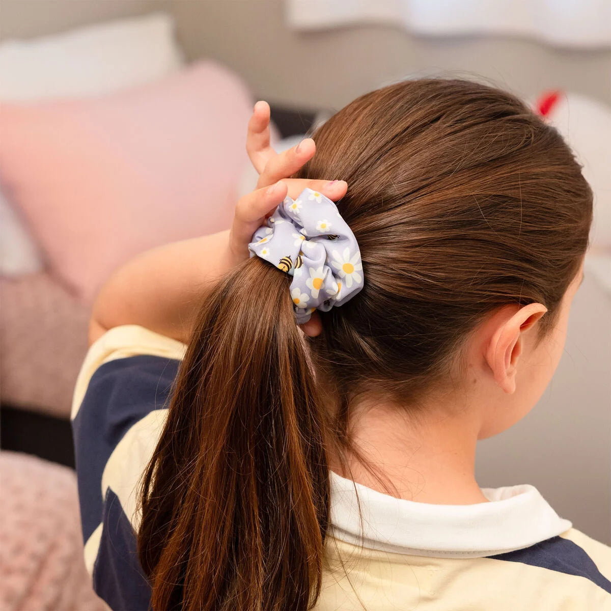 Conjunto de 3 Scrunchies/Elásticos - Abelha