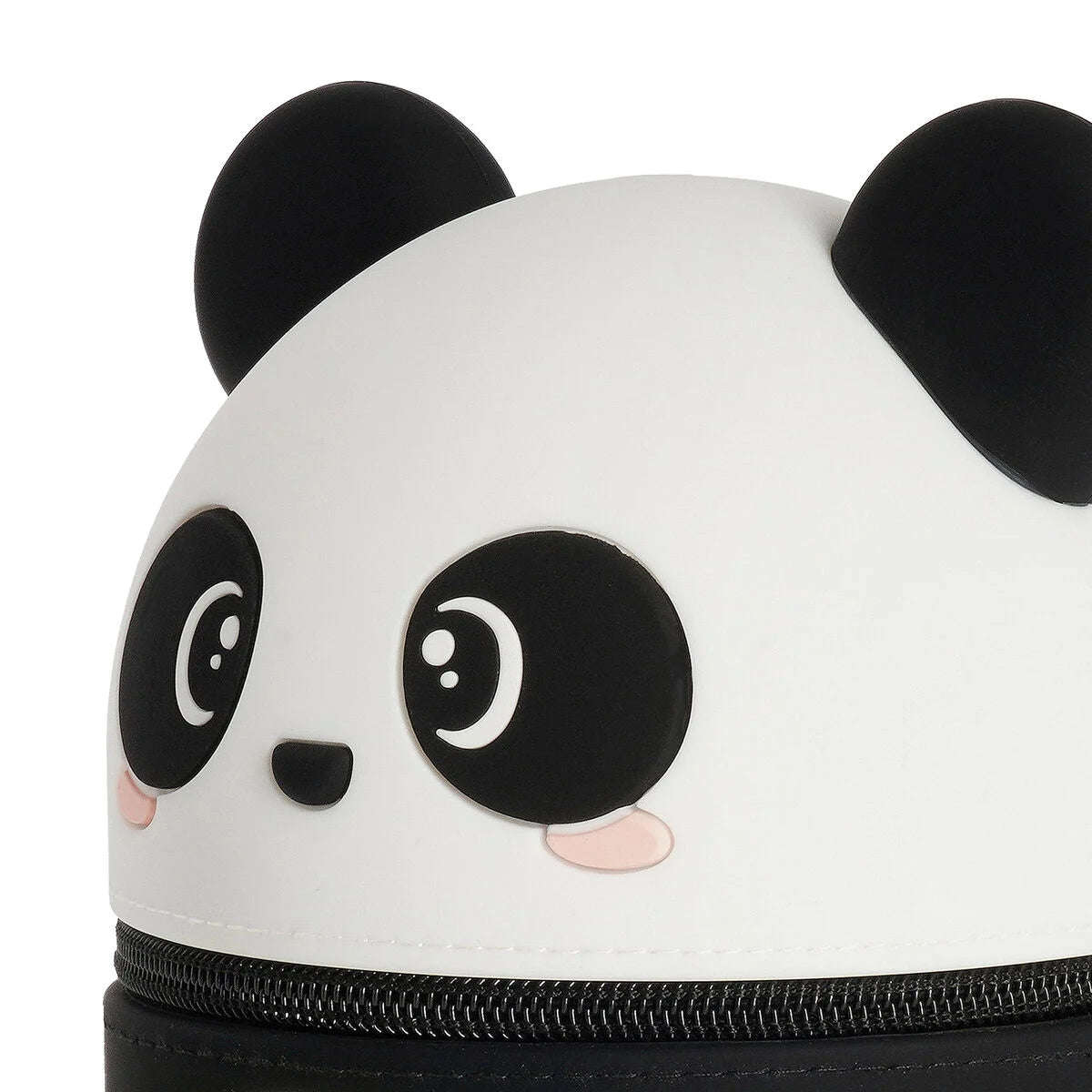 ESTOJO XL EM  SILICONE 2 EM 1 PANDA