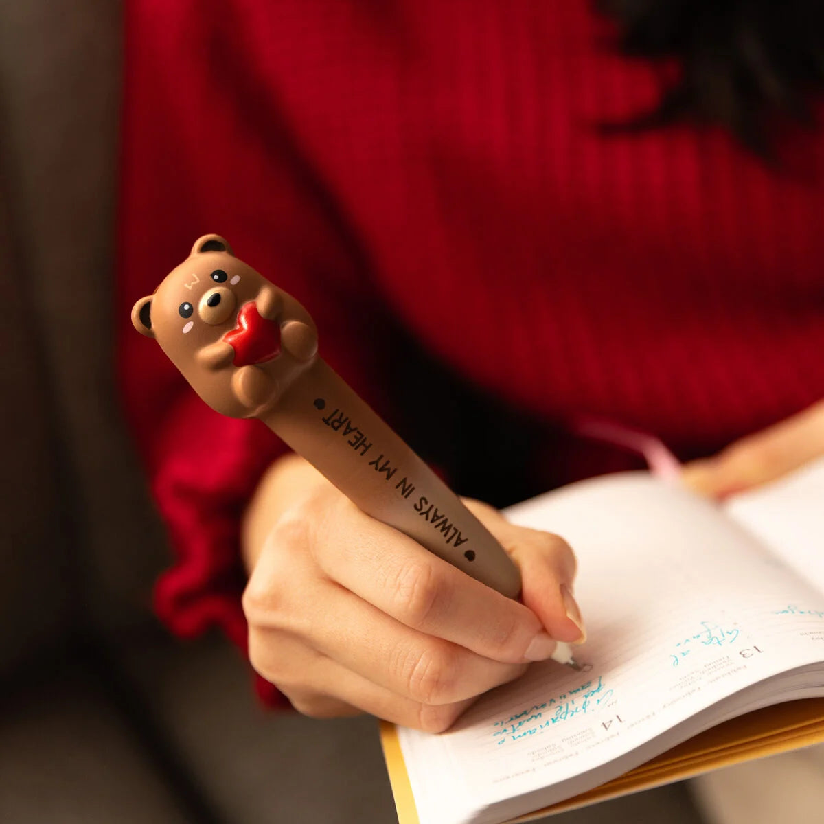 Caneta de gel macia Squeezies - Urso