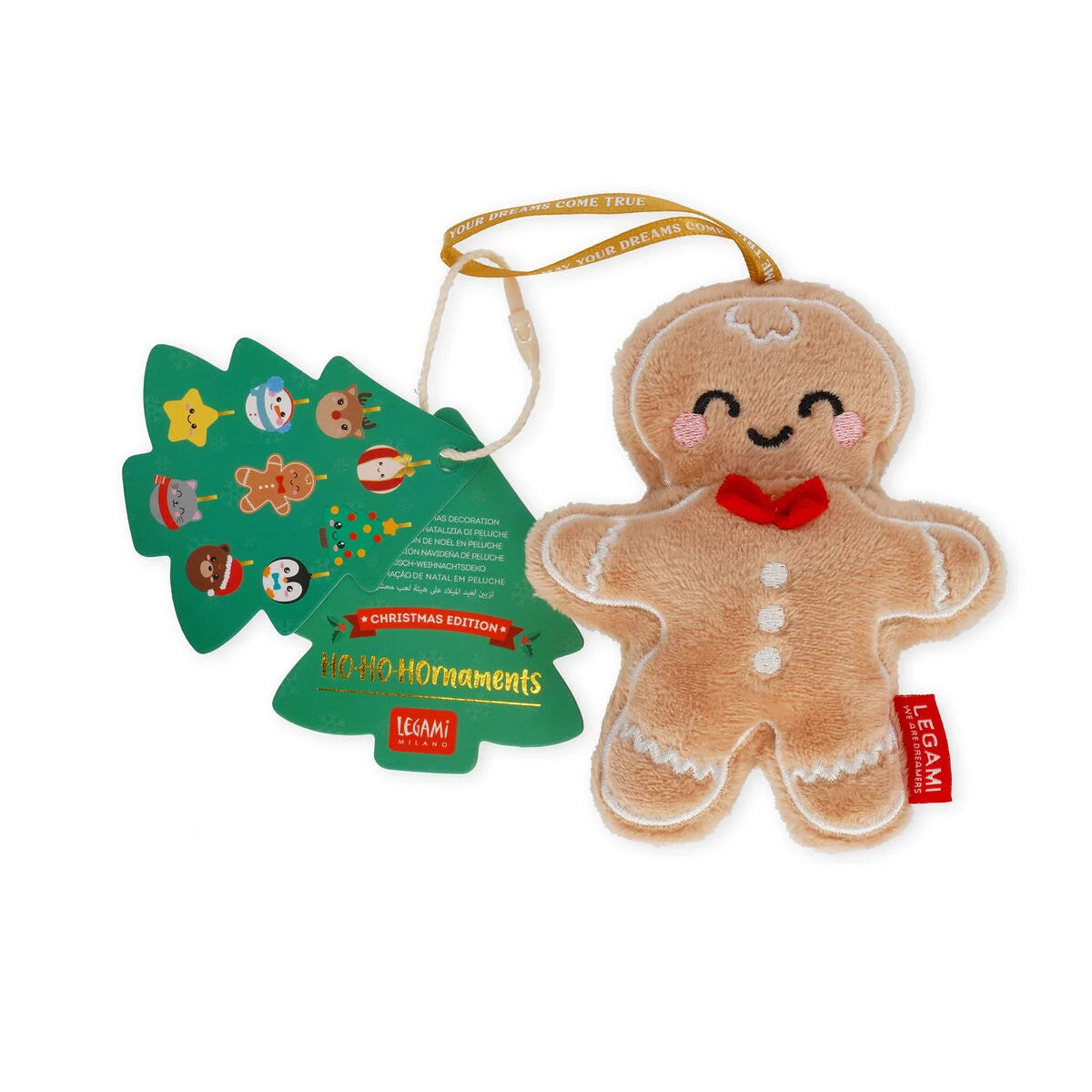 Decoração de Natal Legami Peluche - Bolacha de Gengibre