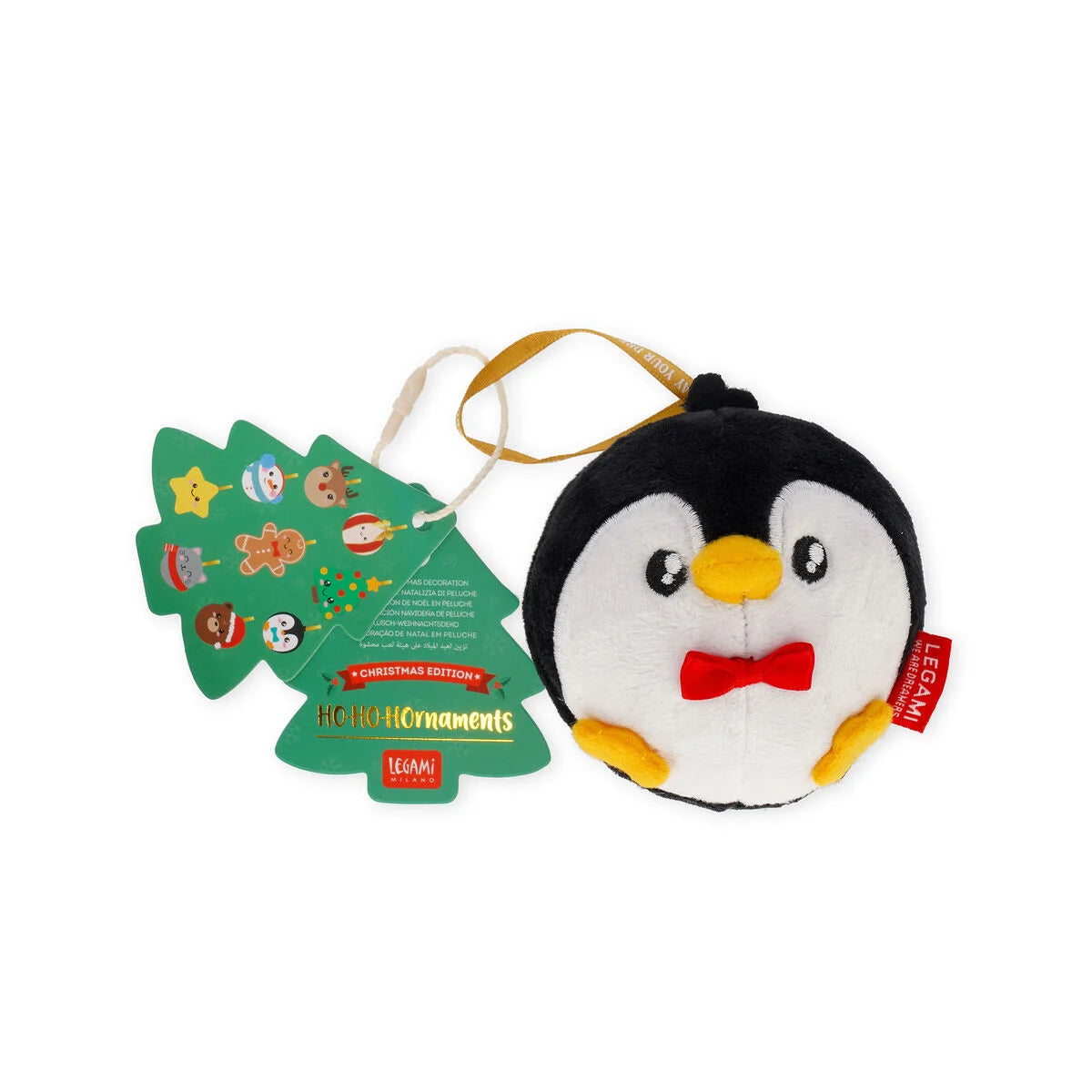 Decoração de Natal Legami Peluche - Pinguim
