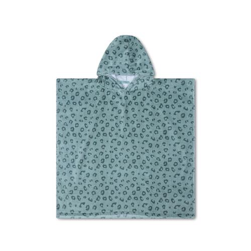 Poncho 65x65 cm -  Leopard Green