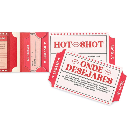 Livro de 24 Vouchers Sexy - Gift Vouchers