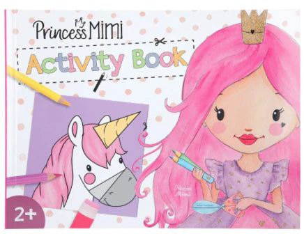 Livro de atividades da princesa Mimi para os mais pequenos