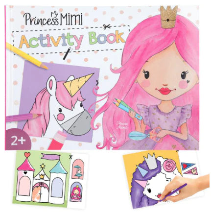 Livro de atividades da princesa Mimi para os mais pequenos