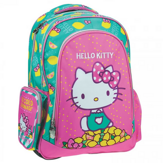Mochila Escolar - Hello Kitty Limonada