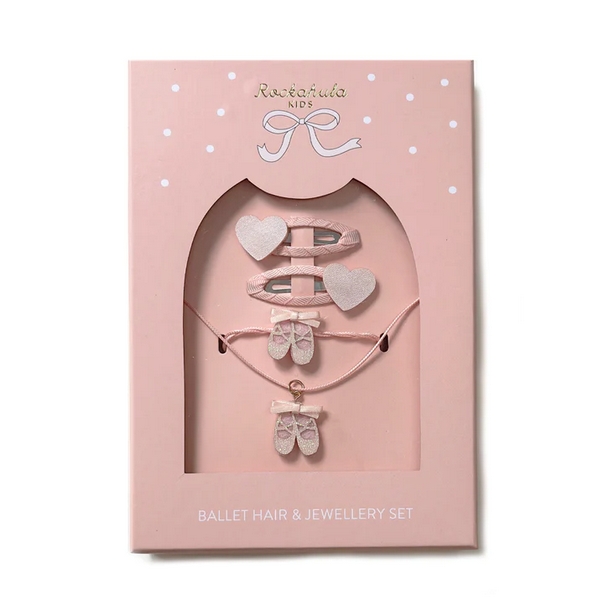 Conjunto de cabelo e joias Ballet