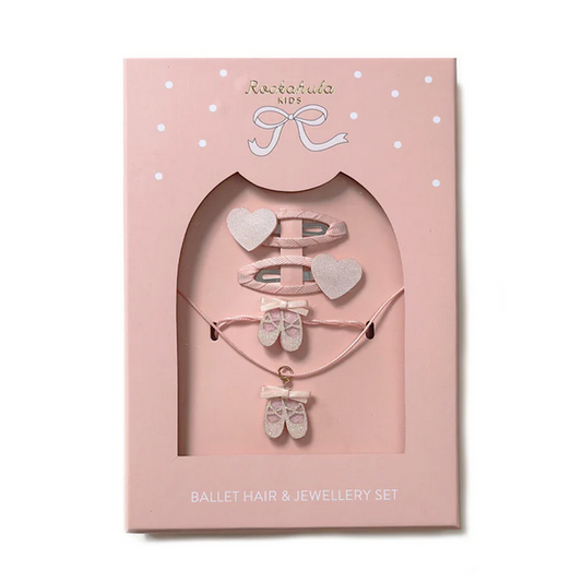Conjunto de cabelo e joias Ballet