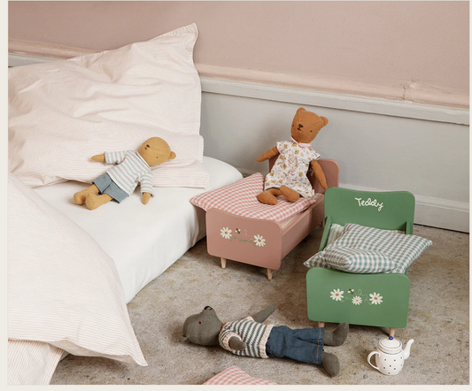 Cama de madera, Teddy Mom - Rosa