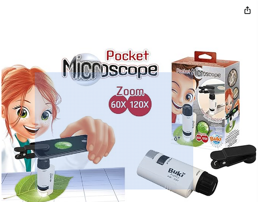 Microscópio de Bolso - Pocket