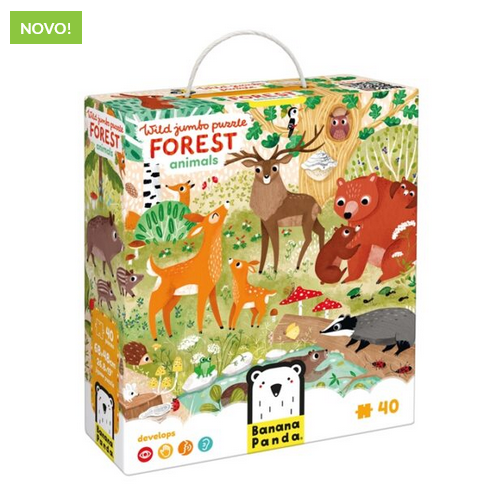 Banana Panda – Wild Jumbo Puzzle – Animais da Floresta