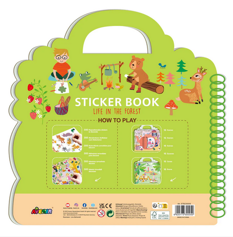 Sticker Book - Floresta
