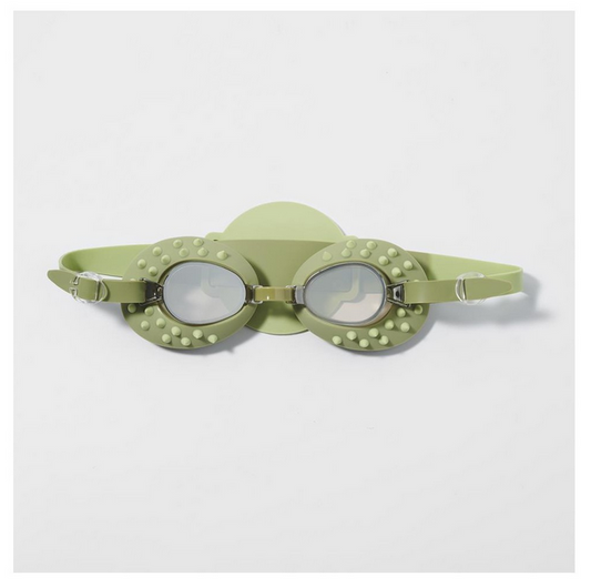 Óculos de natação infantil Cookie the Croc Khaki