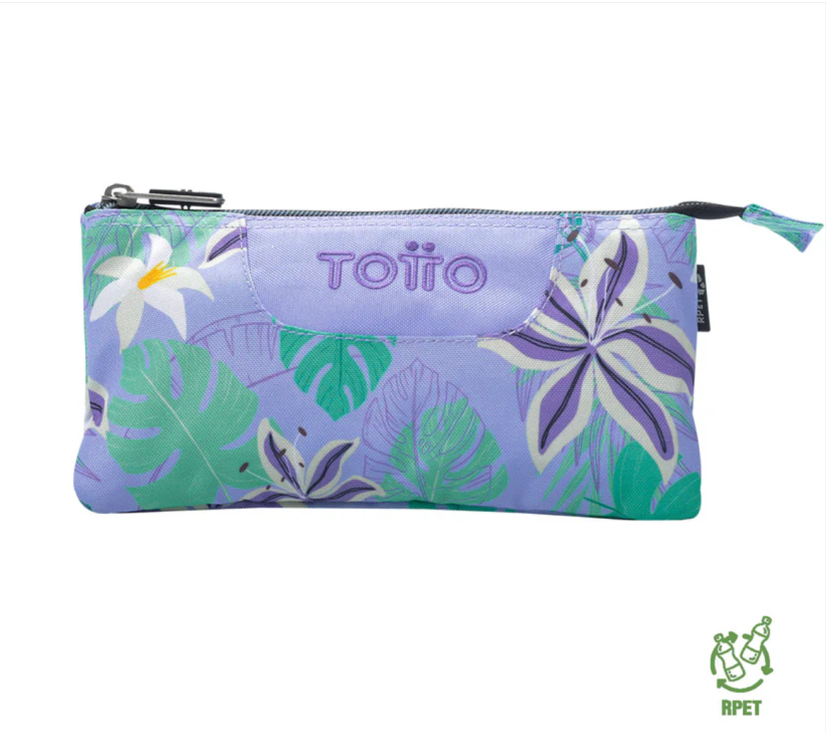 Funda de Mesa Triple - Flor Lila