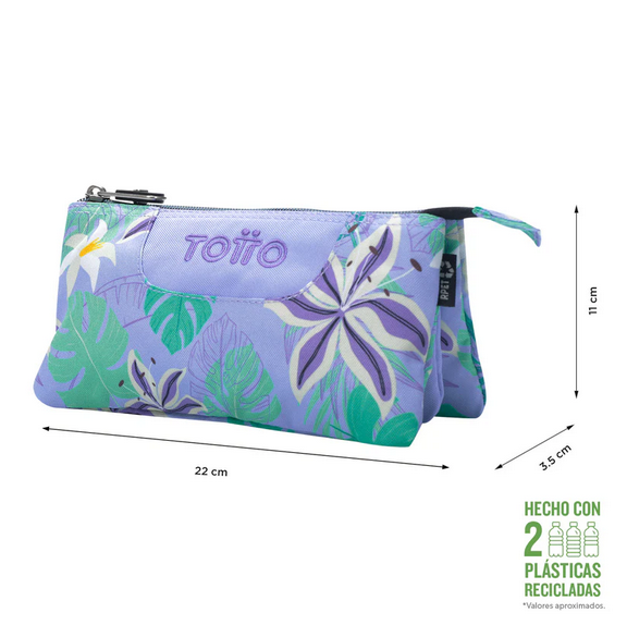 Funda de Mesa Triple - Flor Lila