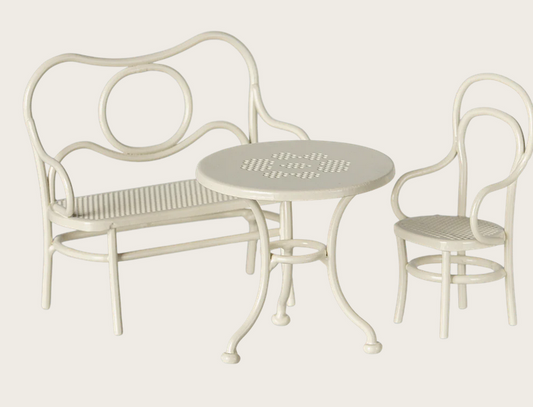 Conjunto de café, Mouse, Pequeno - Branco-sujo