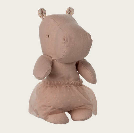Safari friends, Hippo Small - Soft rose