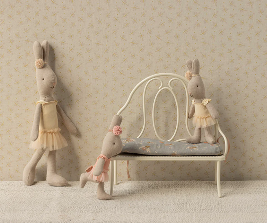 Banco vintage, Miniatura - Branco-creme