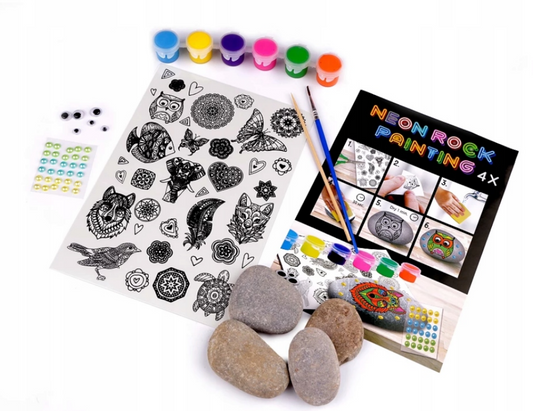 Pintar com Pedras - Neon