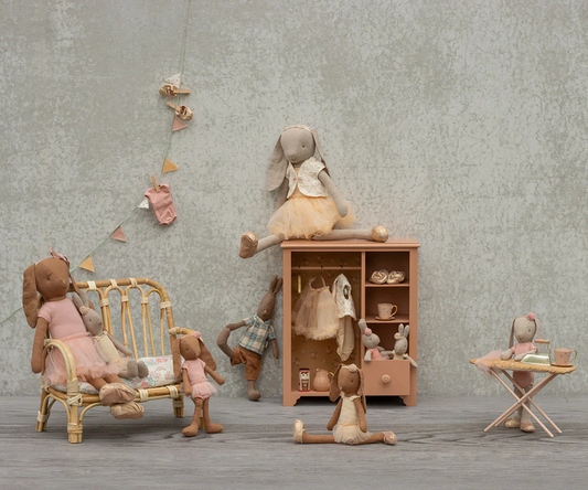 Ferro e tábua de engomar, Miniatura – Rosa pastel