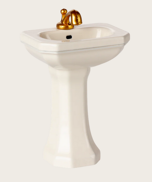 Lavatório de casa de banho – Branco creme