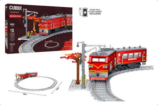 Comboio de montar com pista