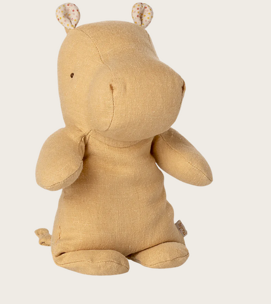 Amigos do Safari, Hipopótamo, Pequeno - Amarelo Creme