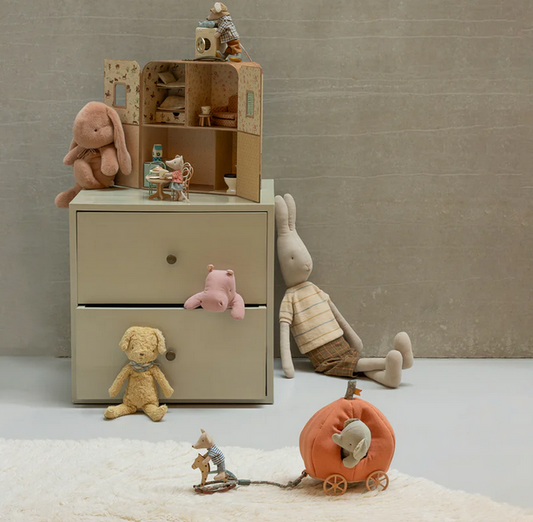 Bunny plush, Medium - Vintage rose