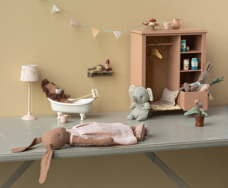 Candeeiro de pé, Miniatura – Rosa pastel - Maileg