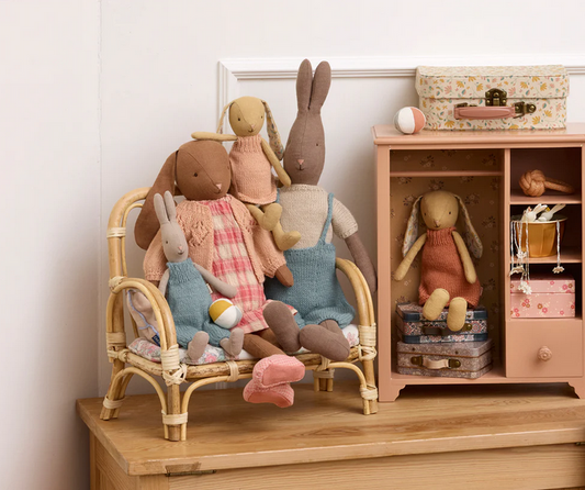 Coelhinho Vestido de malha, Tamanho 1 – Amarelo torrado - Maileg