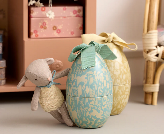 Ovo da Páscoa com Cordeiro Micro, Pequeno – Menta Dusty