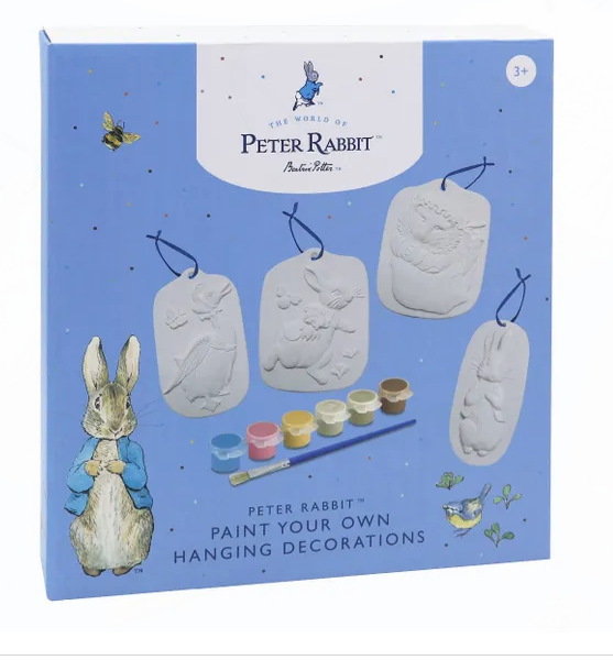 Kit de Arte de Páscoa com Tintas, Adesivos e ovos de gesso