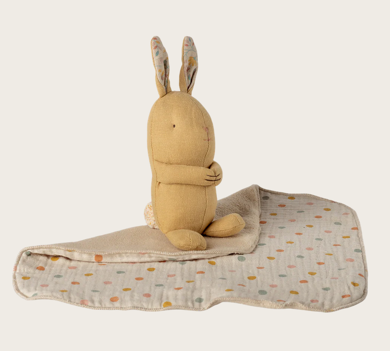 Lullaby friends, Coelhinho, Mini –  Amarelo - Maileg
