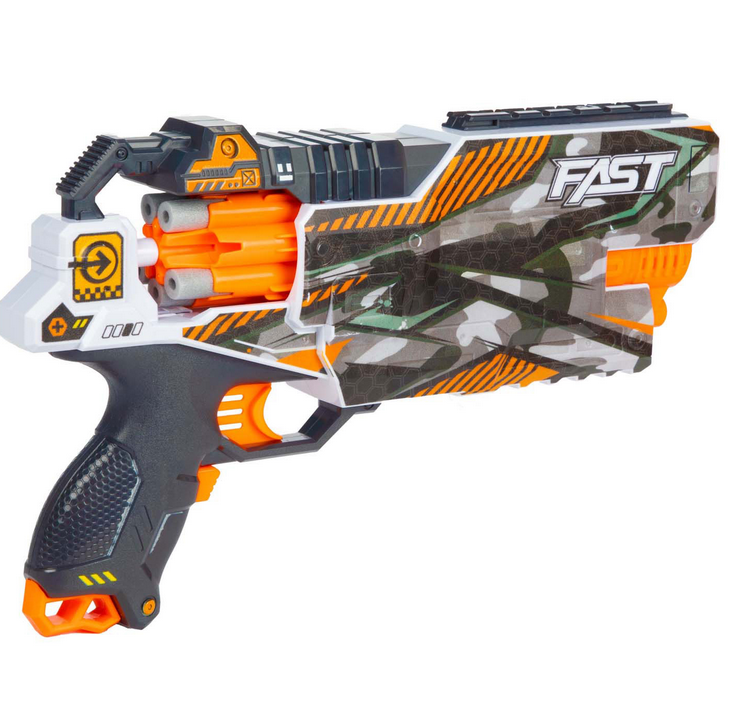 Pistola de Tiro Foam Strikex -  24 Flechas de Espuma