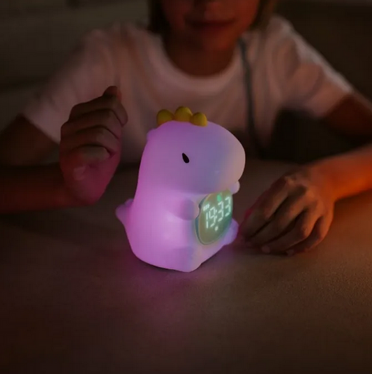Luz de Presença Led c/ Despertador Dinossauro