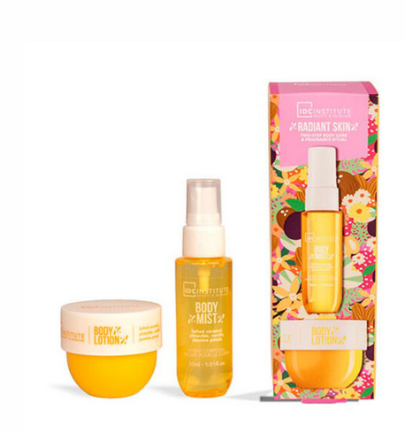 Body Mist e Creme de Corpo - Duo Radiante e Brilhante