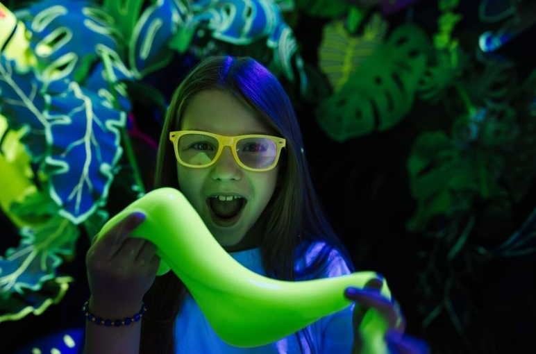 Juggly Slime Fluo Glow Verde