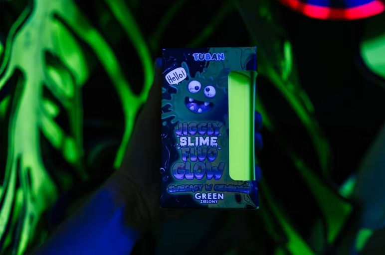 Juggly Slime Fluo Glow Verde