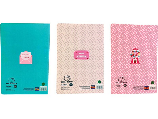 Caderno A5 Pautado - Hello Kitty