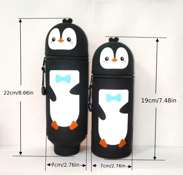 Estojo Silicone - Pinguim