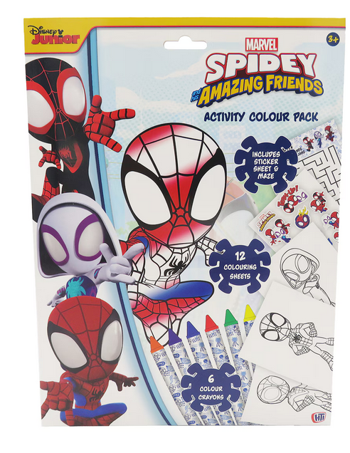 SET ATIVIDADES DE COLORIR - Spidey