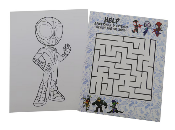 SET ATIVIDADES DE COLORIR - Spidey